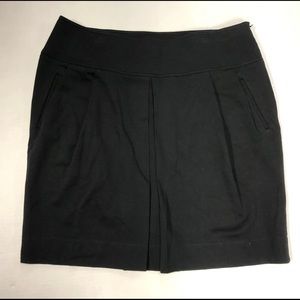 Style & Co Women’s Stretch Skirt Pleated Black W/ Pockets size 18